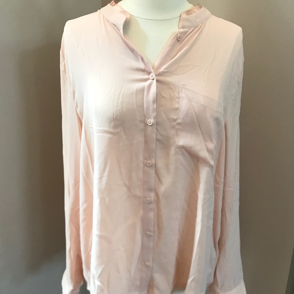 Banana Republic pink button down